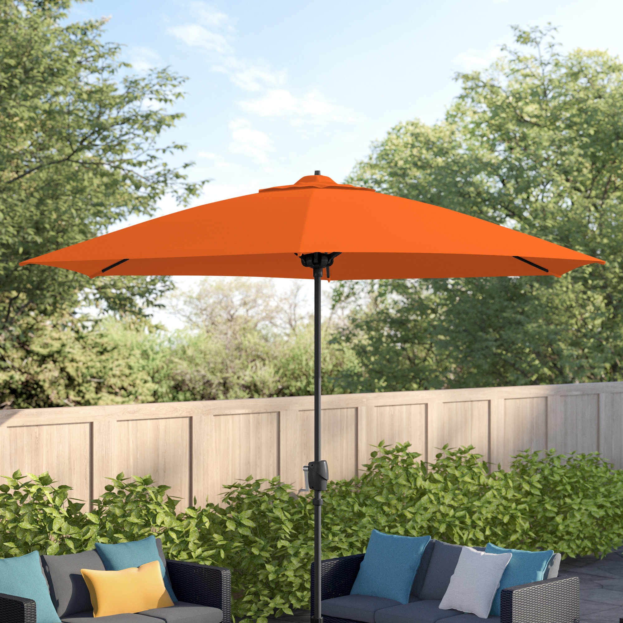Zipcode Design™ McDougal 11' Market Umbrella & Reviews | Wayfair